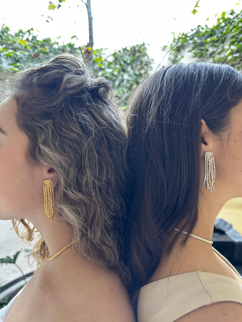 ARETES BARBITAS PLATEADOS