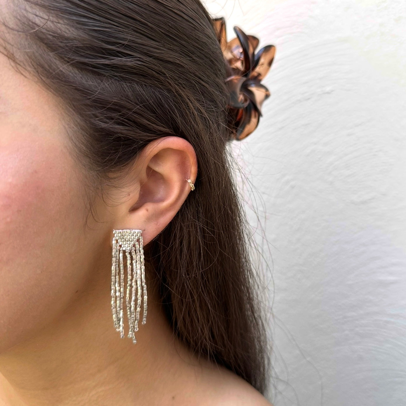 ARETES SENDA PLATEADOS