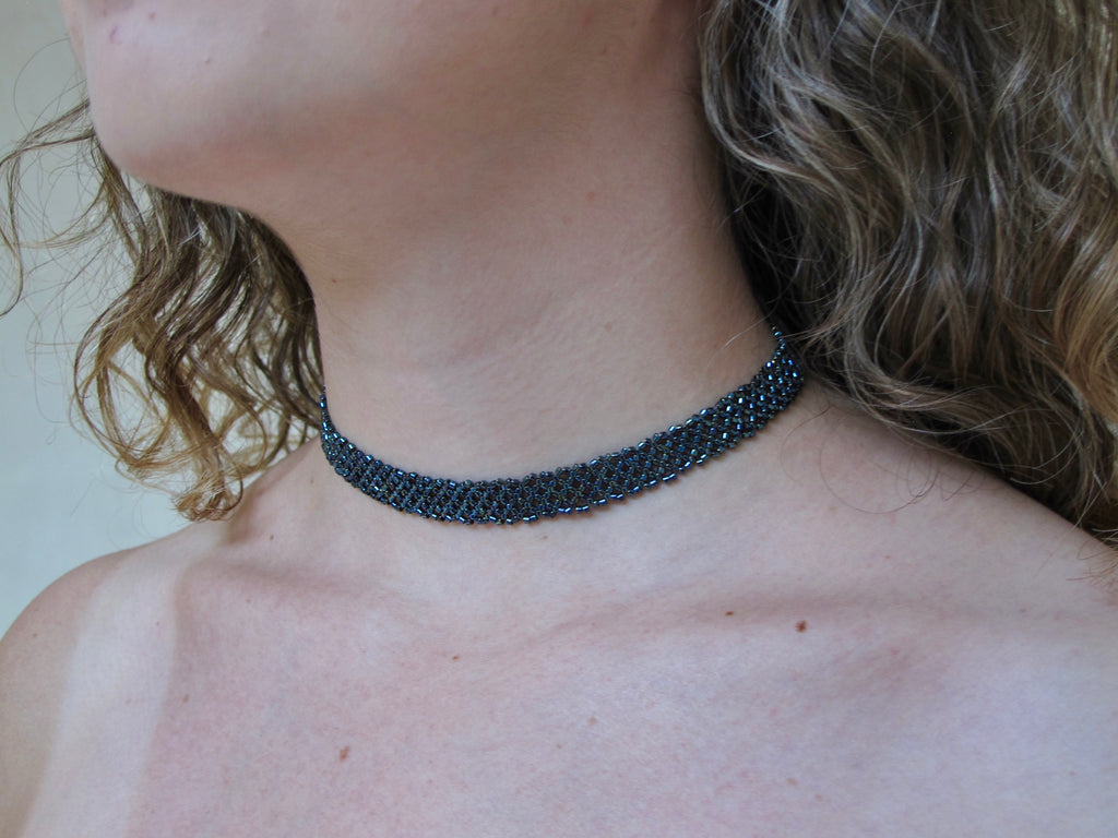 COLLAR SER AZUL TORNASOL