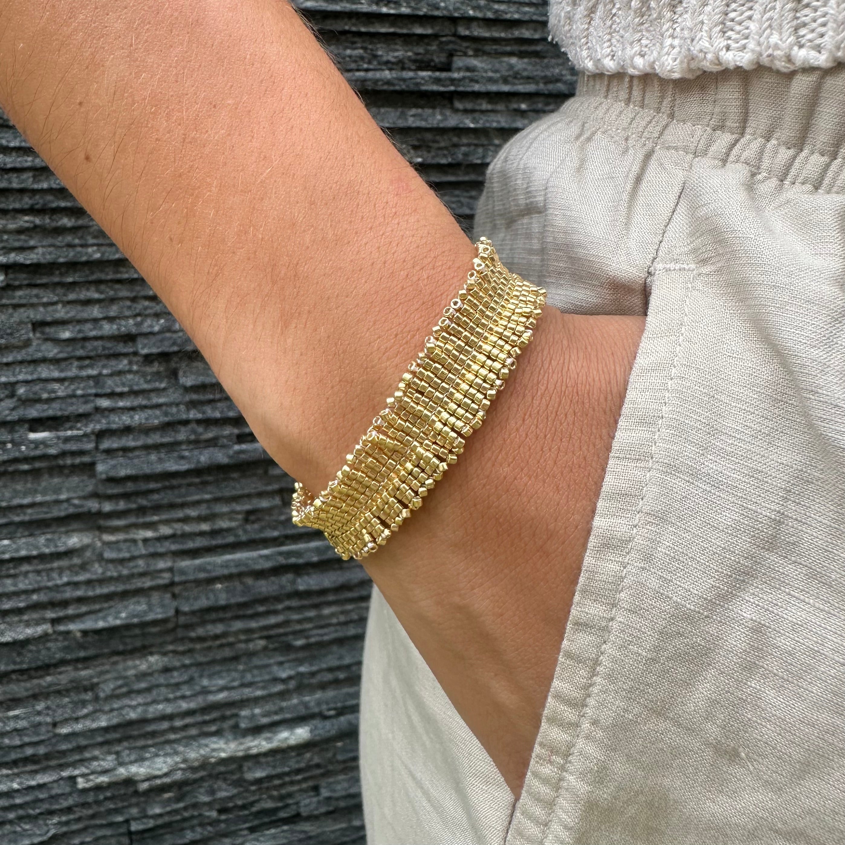 PULSERA SENDA DORADA